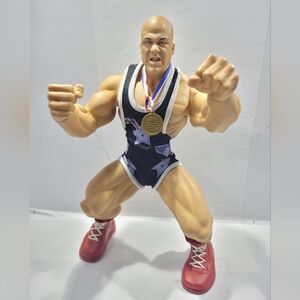 WWE RING GIANTS KURT ANGLE 14" POSE-ABLE ACTION FIGURE JAKKS PACIFIC 2005